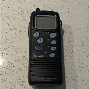 Black Portable Radio with Charger